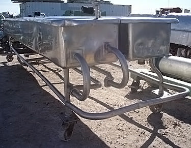 Cop Tank Stainless Steel 2-Compartment COP Tank- 200 Gallon