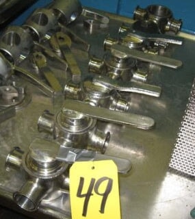 Stainless Steel 3-Way Valves Not Specified 
