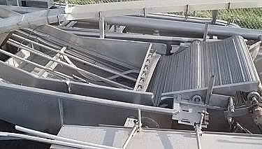 Stainless Steel Elevated Conveyor with Wash Tank- 500 Gallon Not Specified 