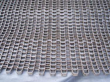 Stainless Steel Honeycomb Flat Wire Conveyor Belt Not Specified 