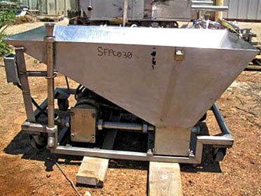 Stainless Steel Hopper / Feeder – 75 gallons Not Specified 
