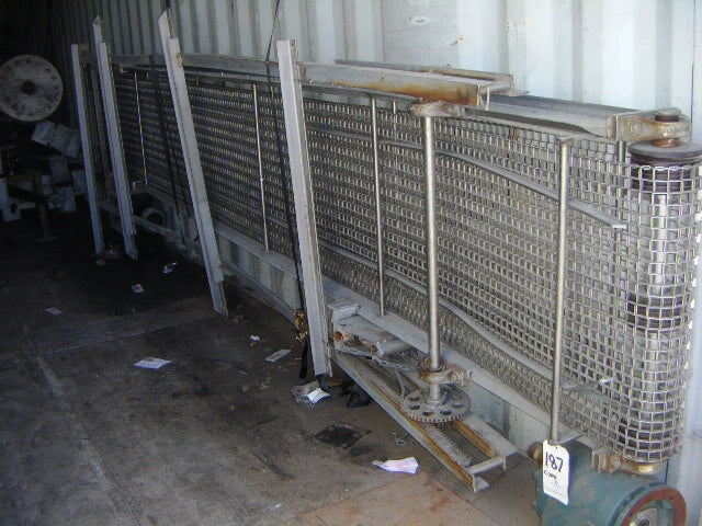 Stainless Steel Inclined Product Conveyor Section Not Specified 