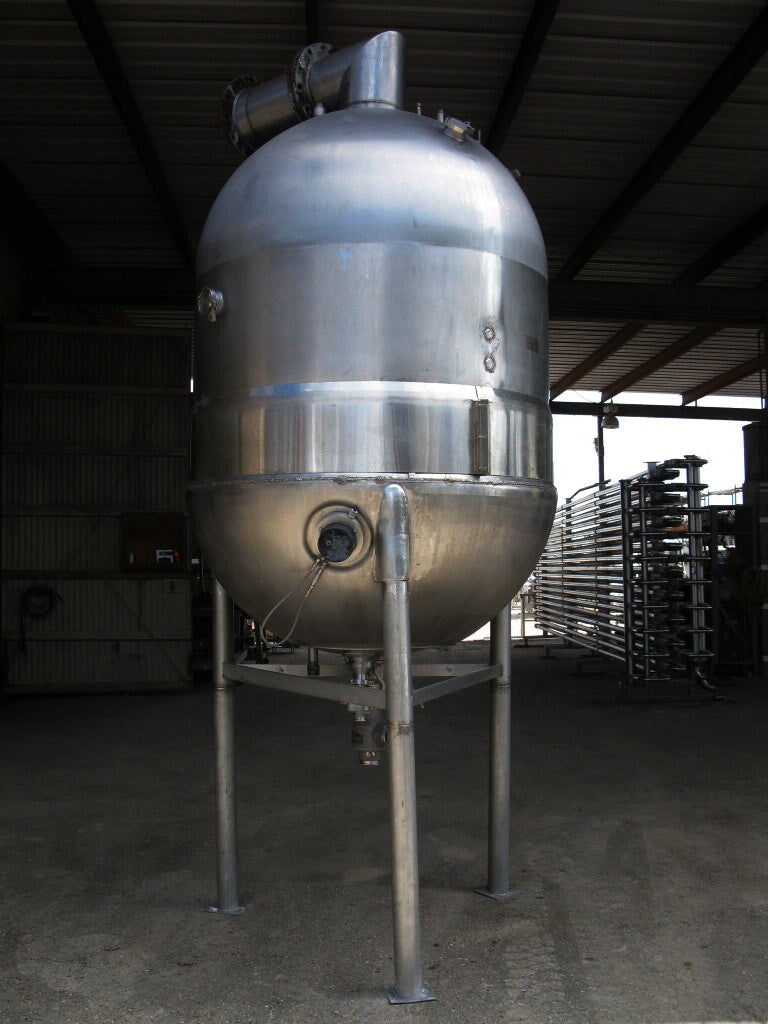 Stainless Steel Jacketed Vacuum Kettle - 750 Gallon Genemco 