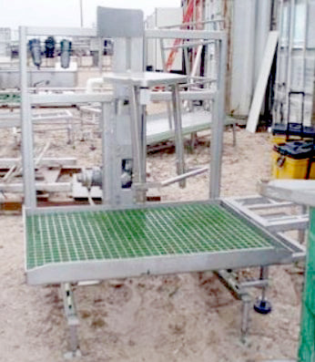 Stainless Steel Platform with Adjustable Seat Not Specified 
