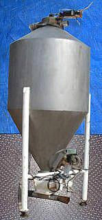 Stainless Steel Powder Silo with Airlock Shick 