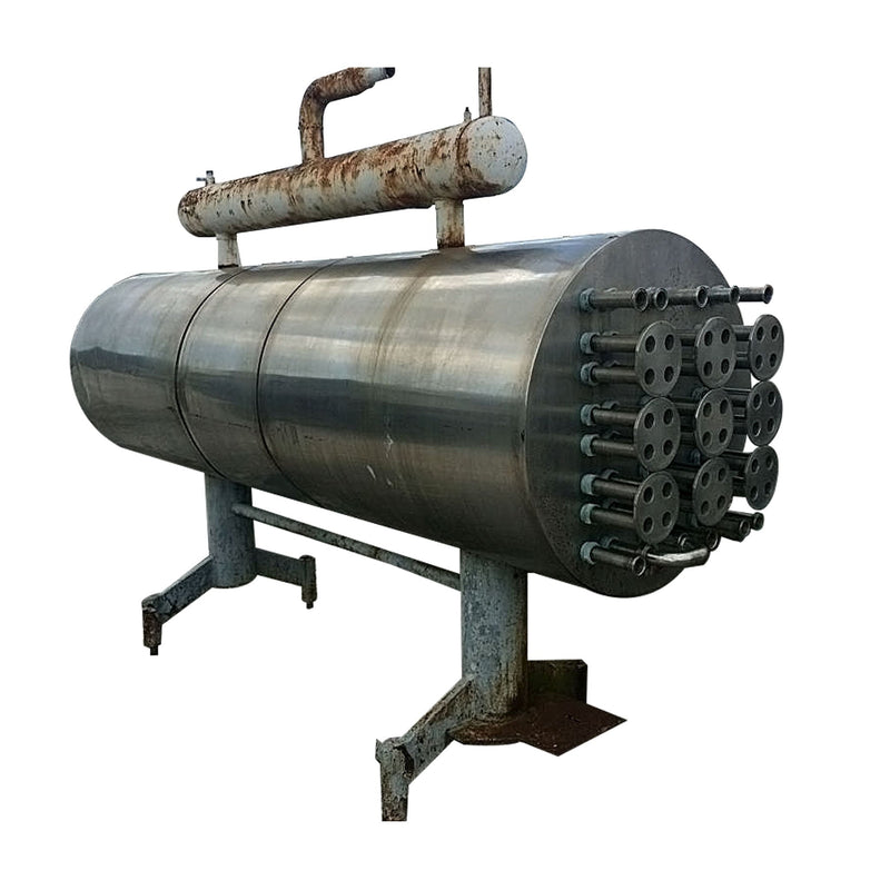Stainless Steel Shell and Tube Heat Exchanger - 190.76 sq. ft. Genemco 