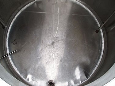Stainless Steel Single Shell Mix Tank- 600 Gallon Not Specified 