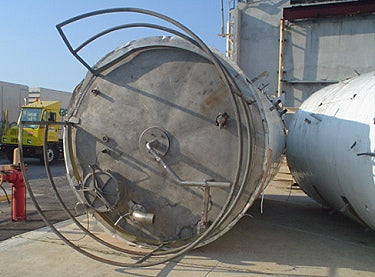 Stainless Steel Single Shell Vertical Silo- 7,000 Gallon