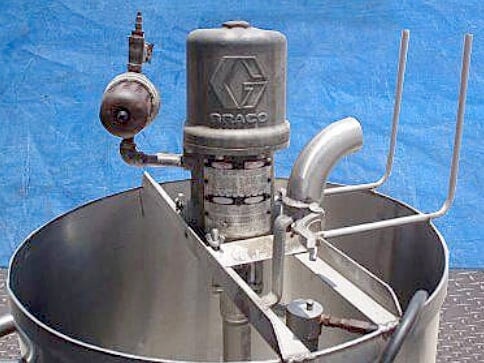 Stainless Steel Tank with Graco Drum Pump- 90 Gallon Genemco 