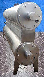 Stainless Steel Two Barrel Scrape Surface Heat Exchanger Not Specified 