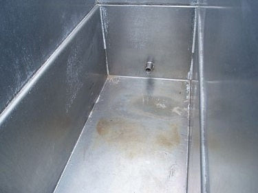 Stainless Steel Wash Tank- 190 Gallon Not Specified 