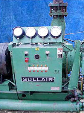 Sullair Ammonia Screw Compressor Package – 200 HP Sullair 