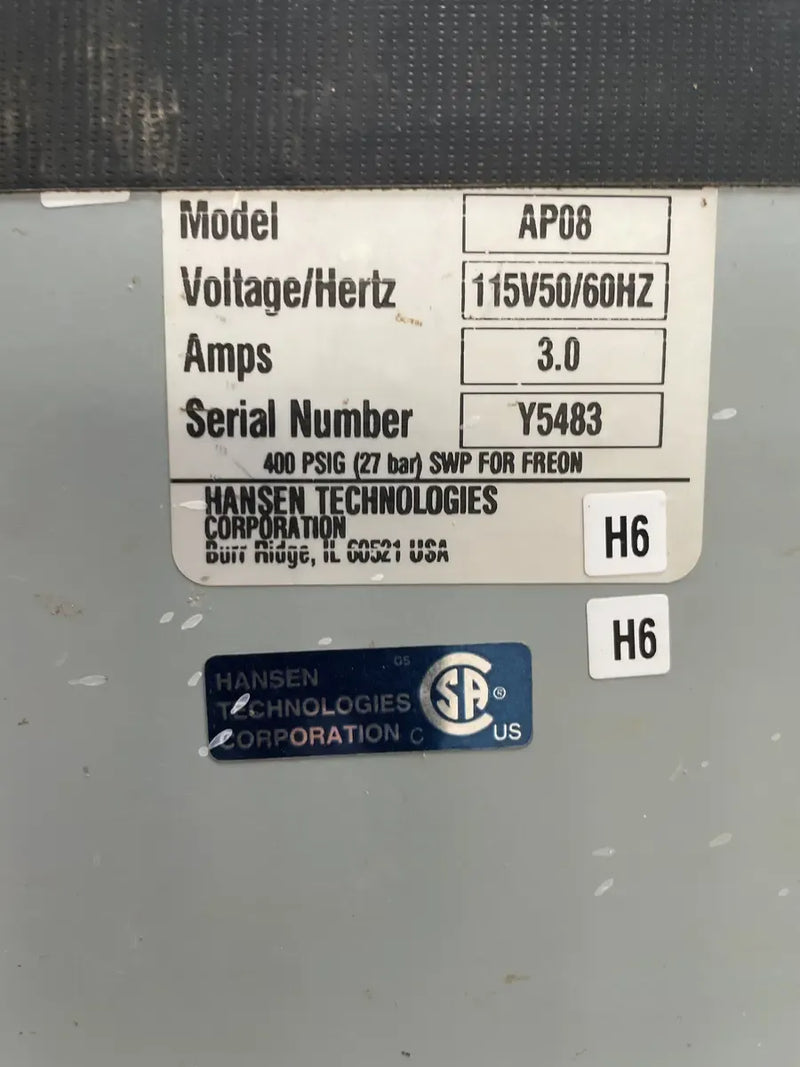 Hansen Technologies AP08 Ammonia Auto-Purger