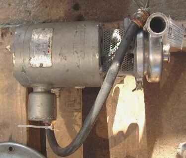 Tri Clover Pump with Motor Not Specified 