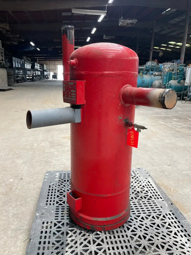 Tanque de aceite de amoníaco vertical Super Separator Vilter (16 pulgadas x 36 pulgadas, 40 galones)