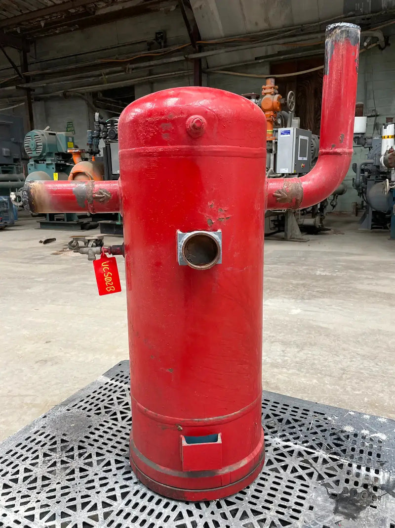 Tanque de aceite de amoníaco vertical Super Separator Vilter (16 pulgadas x 36 pulgadas, 40 galones)