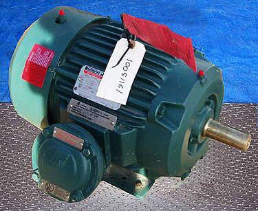 Un-Used Reliance Electric XEX Duty Master Motor- 7.5 HP Reliance 