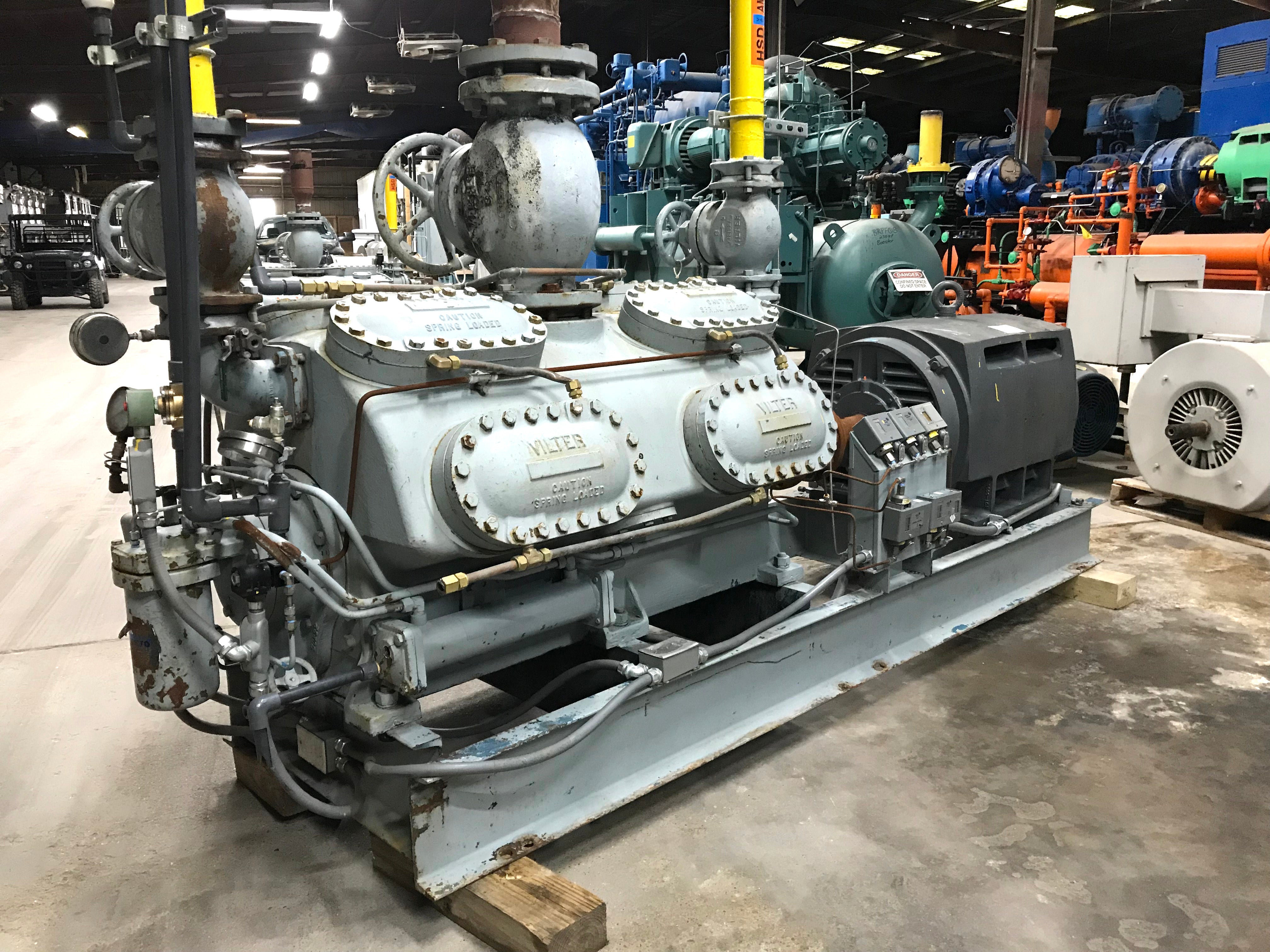 Vilter 4516XL 16-Cylinder Reciprocating Compressor (300 HP 460 V)