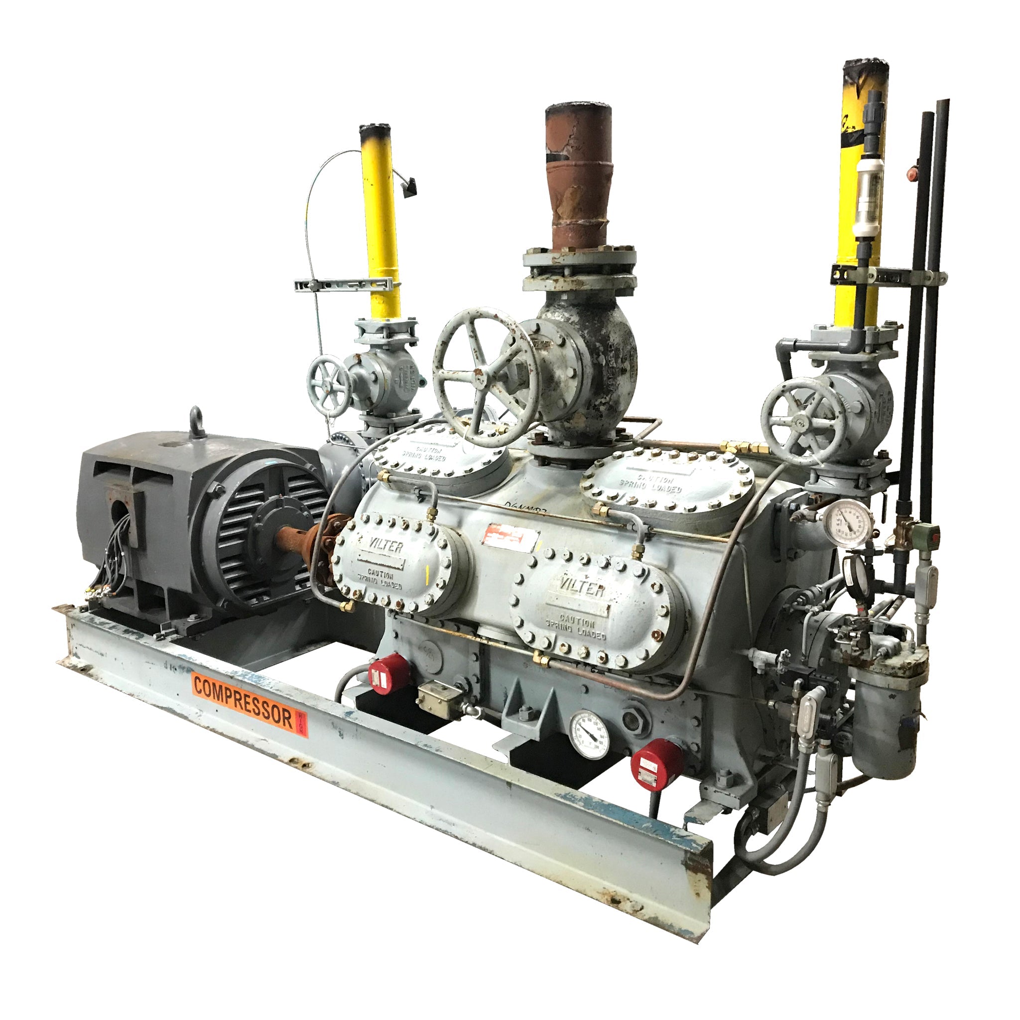 Vilter 4516XL 16-Cylinder Reciprocating Compressor (300 HP 460 V)