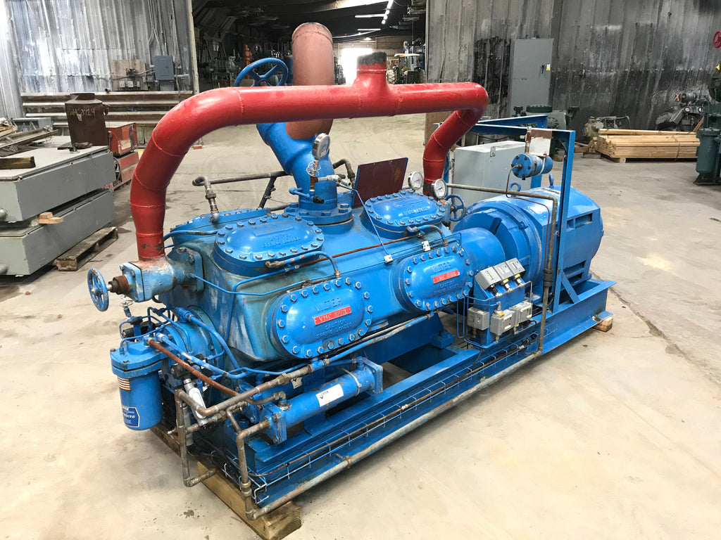 Vilter 4516XL 16-Cylinder Reciprocating Compressor (300 HP 460 V)