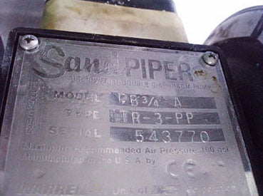 Warren Rupp Sandpiper® Air Powered Double Diaphragm Pump Warren Rupp 