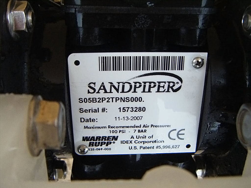 Warren Rupp Sandpiper® Double Diaphragm Pump Warren Rupp Sandpiper 