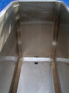 Wash Tank Stainless Steel 15 cubic feet Not Specified 