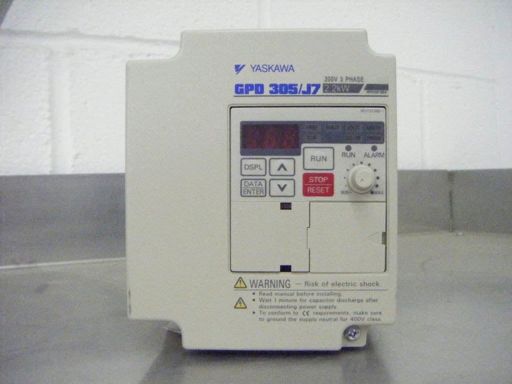 Yaskawa 3 HP Variable Speed Controller