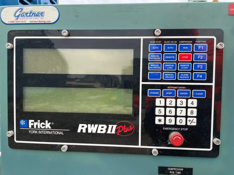 Frick RWB II 222 Rotary Screw Compressor Package (Frick TDSH233L, 500 HP 460 V, Micro Control Panel)
